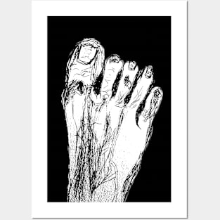 Right Foot Posters and Art